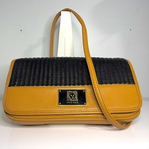 Anne Klein purse | Crossbody | Black/Tan